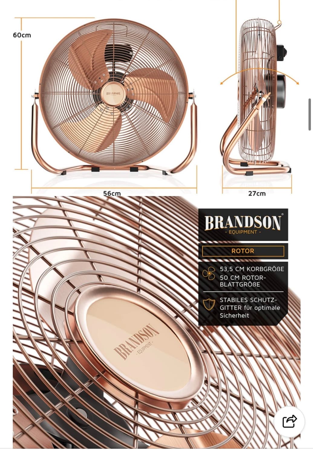Brandson 엔틱 빈티지 선풍기 상품이미지3