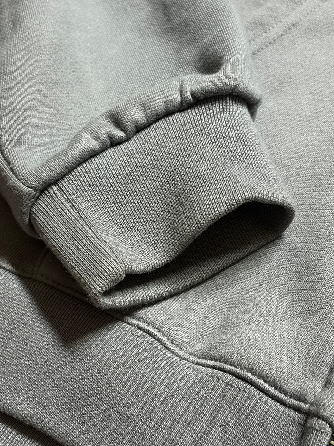 우알롱 시그니처 후드집업 차콜 S (품절상품) 상품이미지3