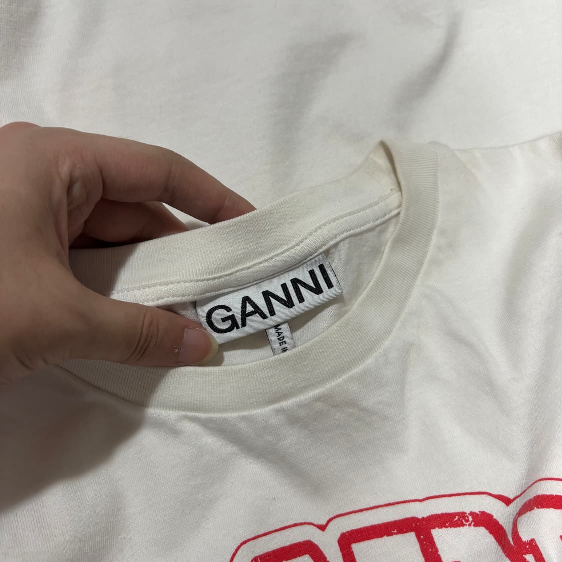 우먼S 가니 GANNI 딸기 반팔티 상품이미지4