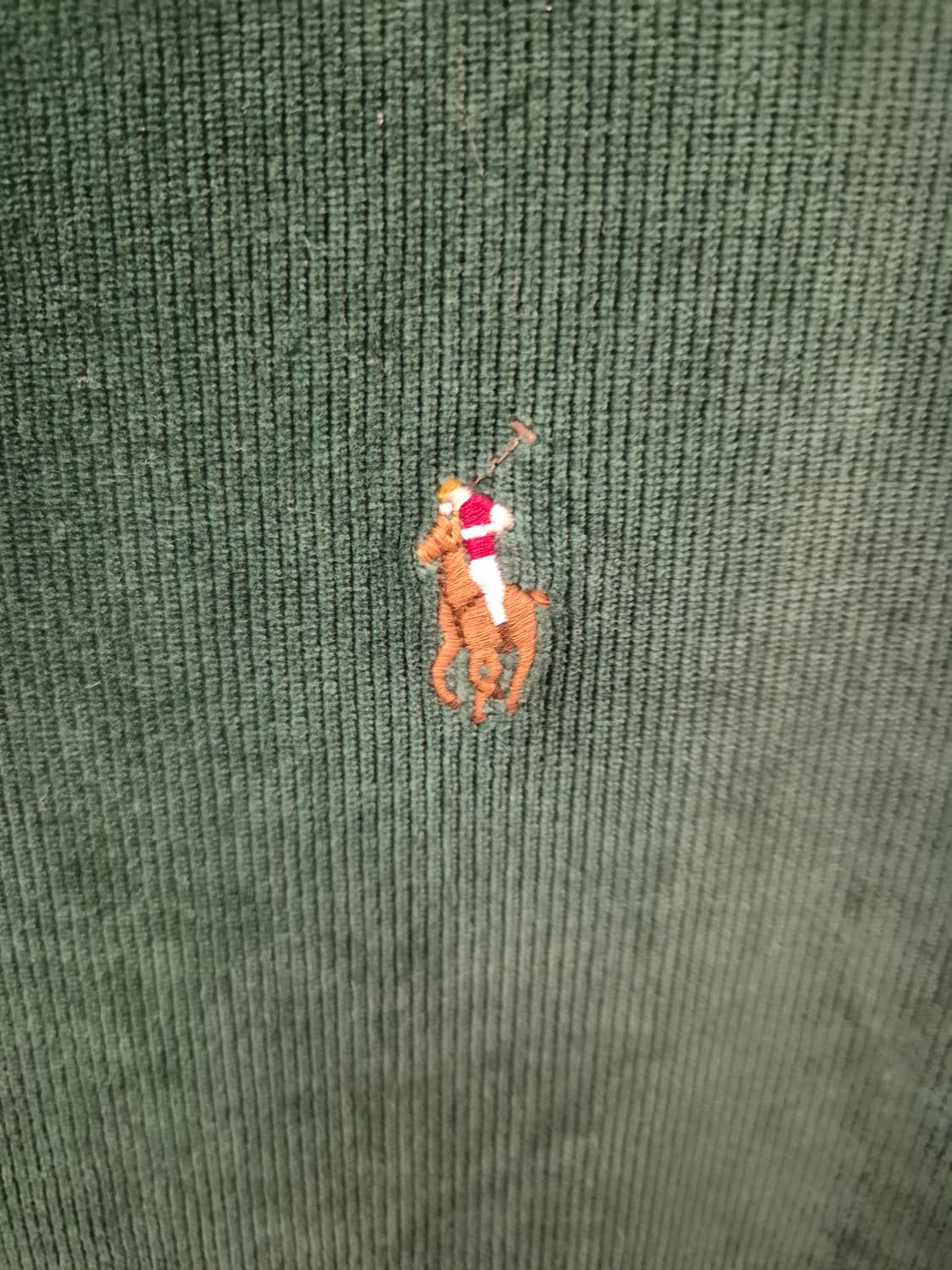 폴로 랄프로렌 그린 코듀로이 카라티 L 상품이미지3