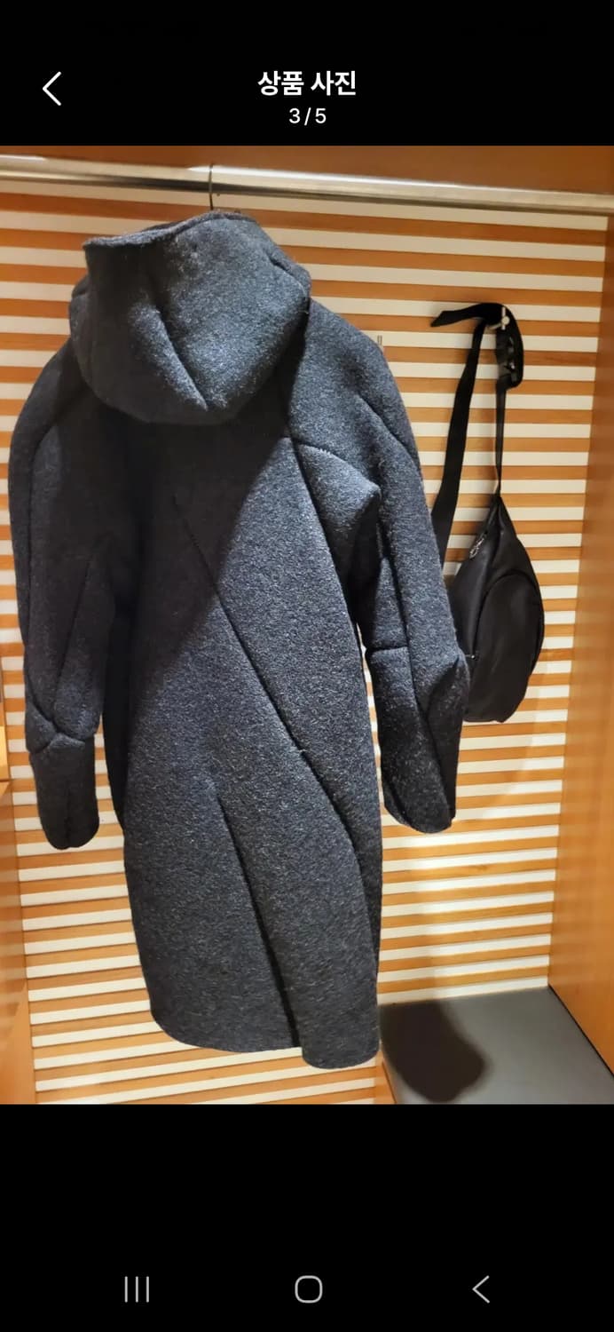 레온 엠마누엘 블랭크 (LEON EMANUEL) 디스토션 울 파카[48] 상품이미지3