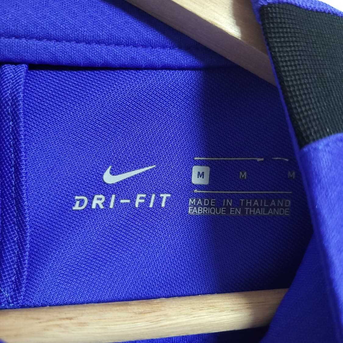 (M) NIKE 나이키 드라이핏 블루 컬러 하프집업 긴팔 티셔츠 상품이미지2