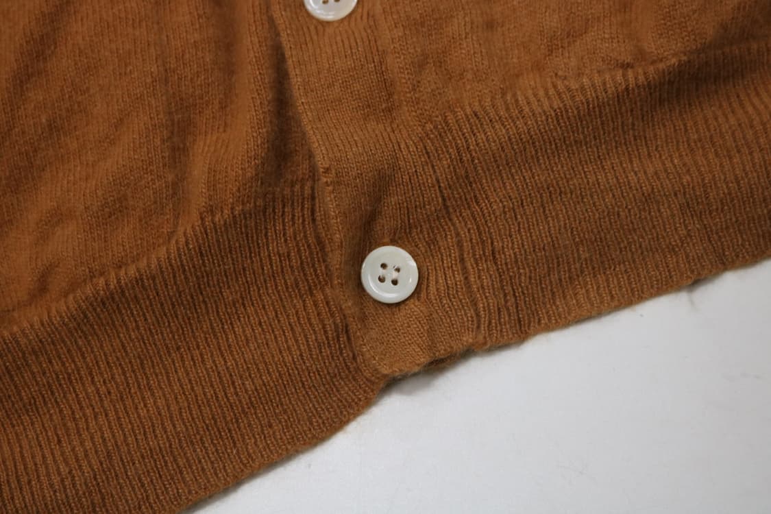 입생로랑 90s 빈티지 100% 캐시미어 니트 베스트 카멜 (L) 상품이미지6