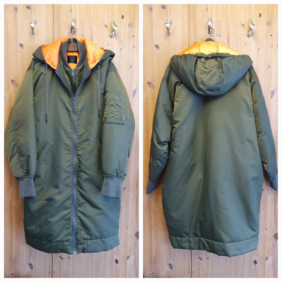 100/105.INDI 패딩 봄버점퍼 상품이미지9