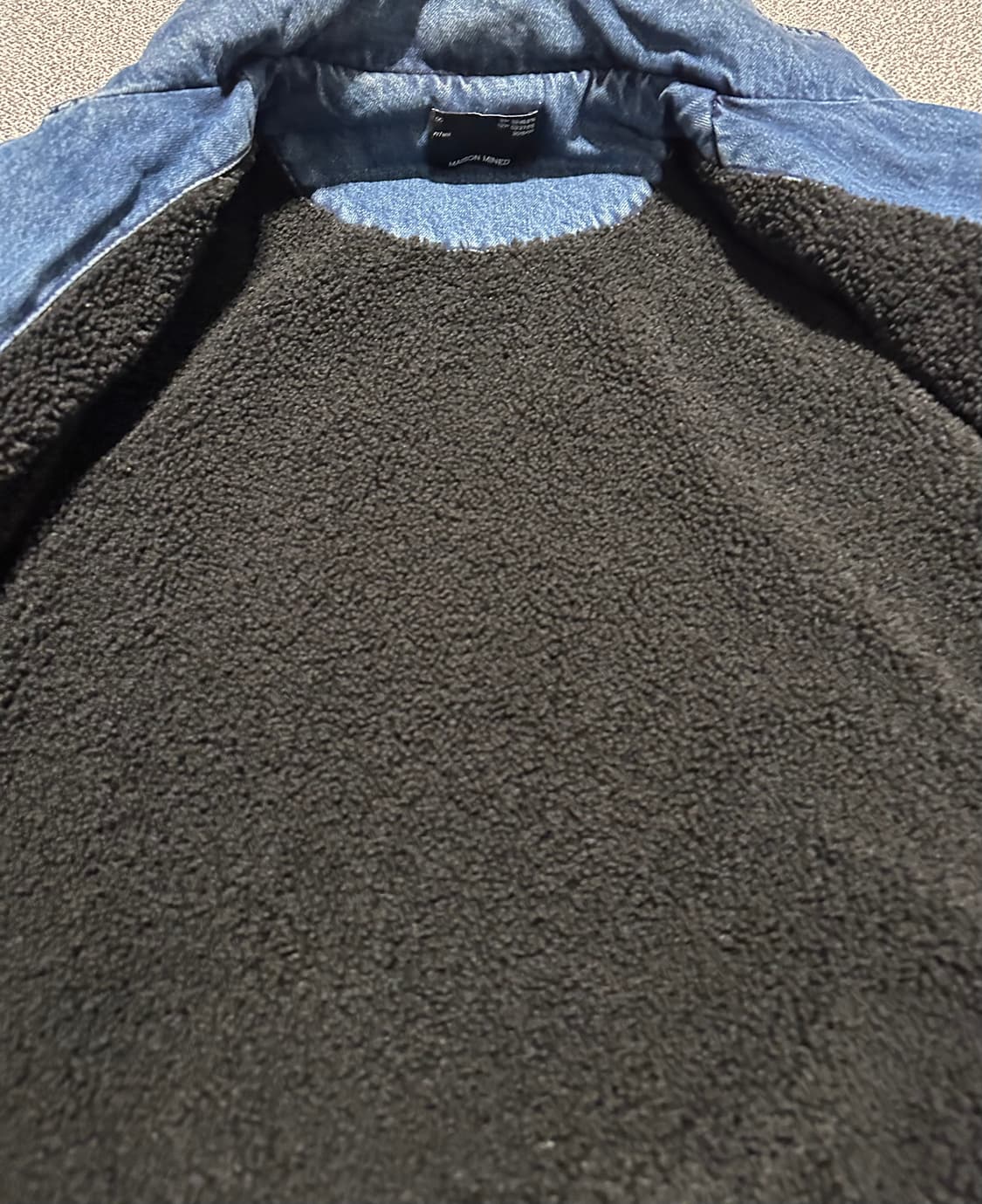 메종미네드 트러커 데님 패딩 자켓  L 상품이미지6