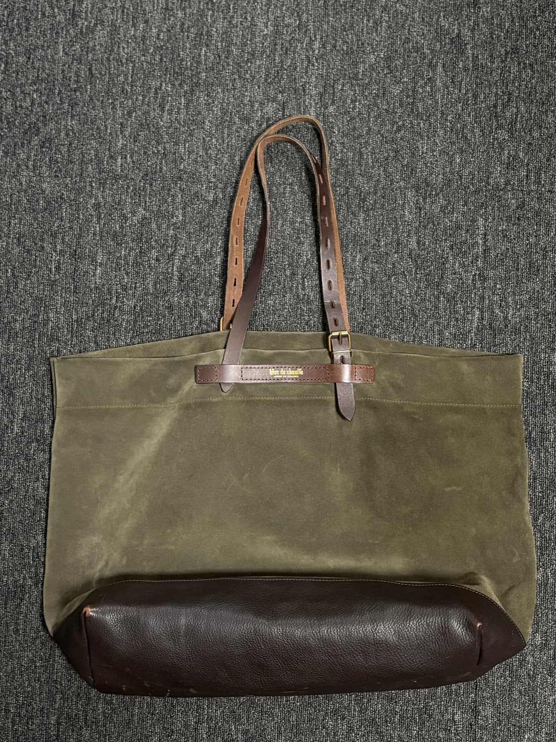 블루드쇼프 지니아 스웨이드 토트백 머스크 상품이미지4