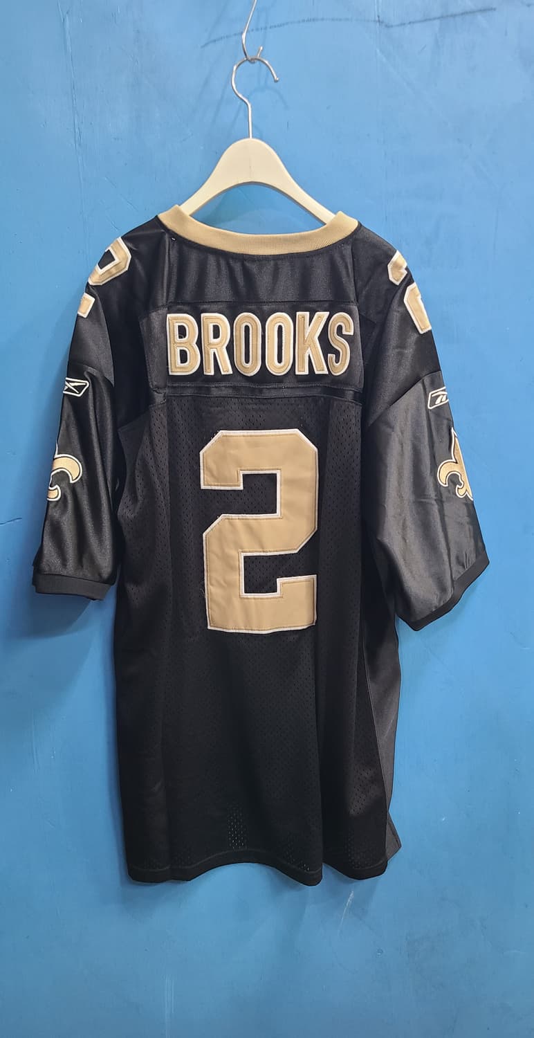 리복 NFL 뉴올리언스 세인츠 2번 Aaron Brooks 럭비져지 상품이미지8