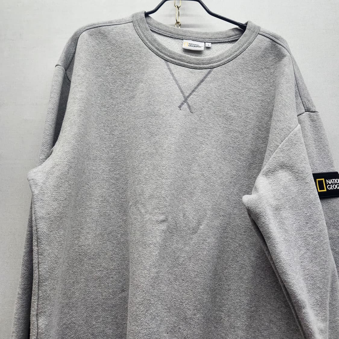 내셔널지오그래픽 로고와펜 스웻 맨투맨 L(XL) 상품이미지2