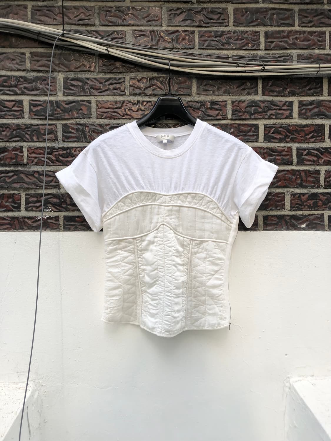 Sea New york Corset Docking T-shirt 상품이미지1