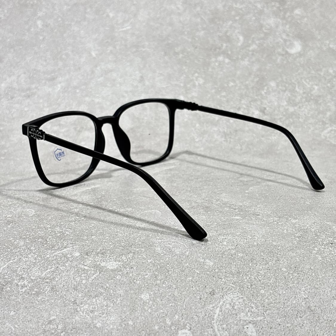 Oribell 크롬 크로스 디테일 매트 블랙 뿔테 안경 상품이미지7
