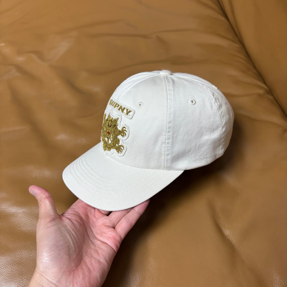 Supreme 슈프림 불리온 드래곤 스톤 6패널 볼캡 모자 (Stone) 상품이미지4