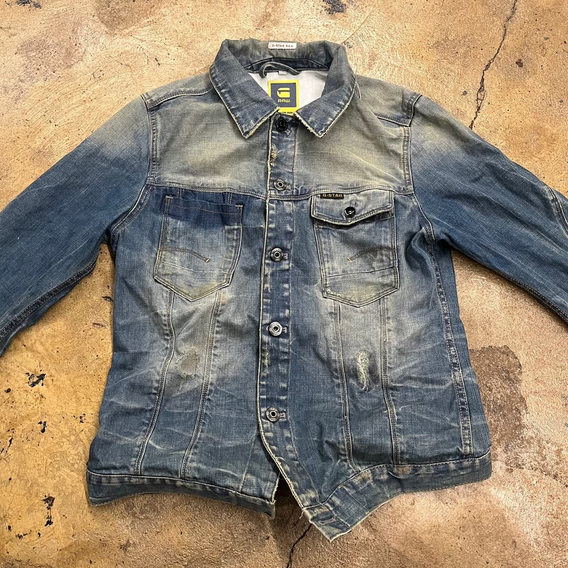 [정품/L] G-STAR RAW 데님 자켓 청자켓 b10 상품이미지3