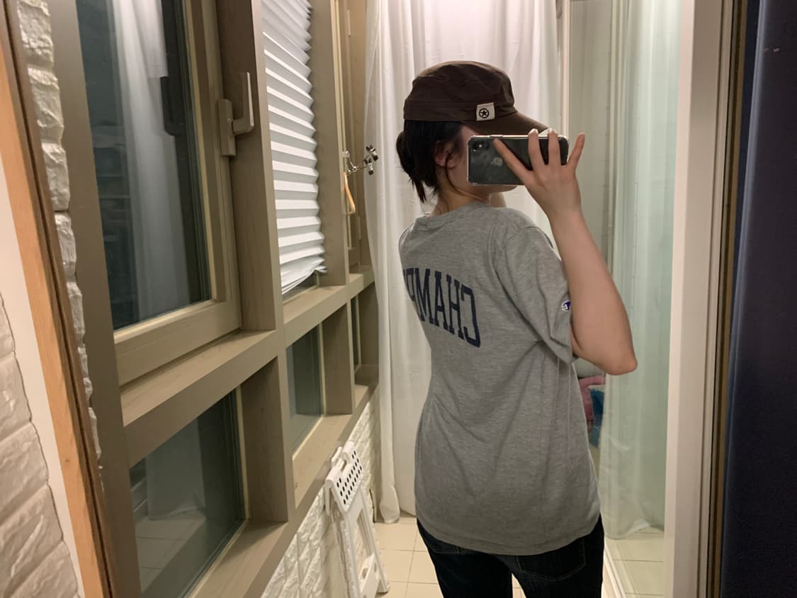 Champion back logo half T 상품이미지5