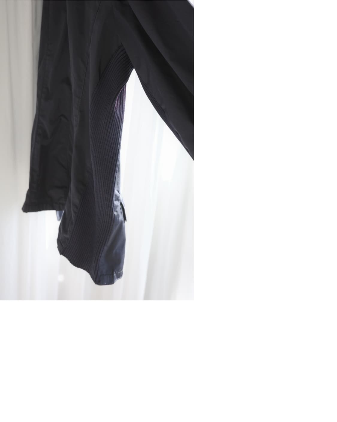 Navy round collar jacket 상품이미지4