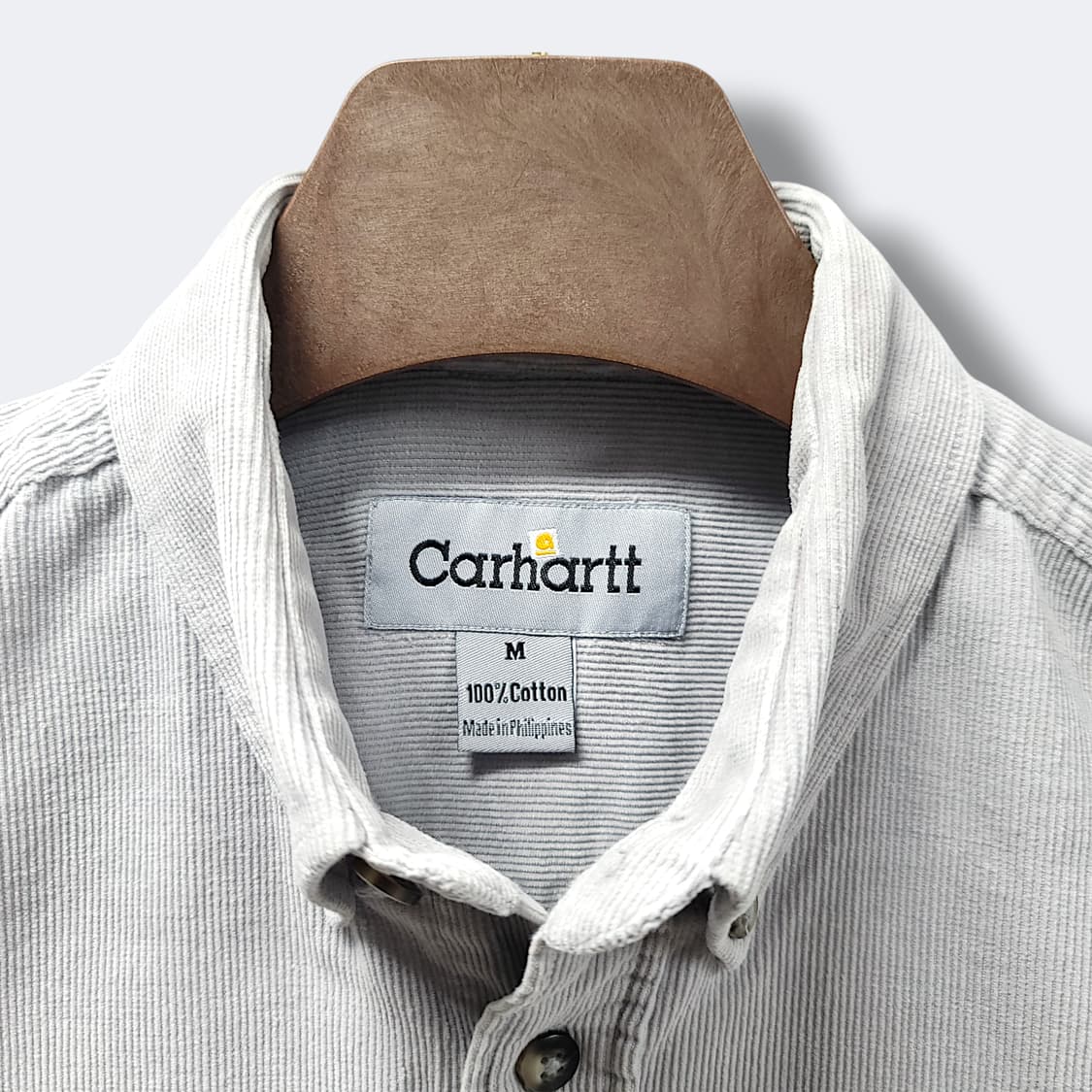 [M] 칼하트 그레이 코듀로이 투포켓 긴팔셔츠 상품이미지8