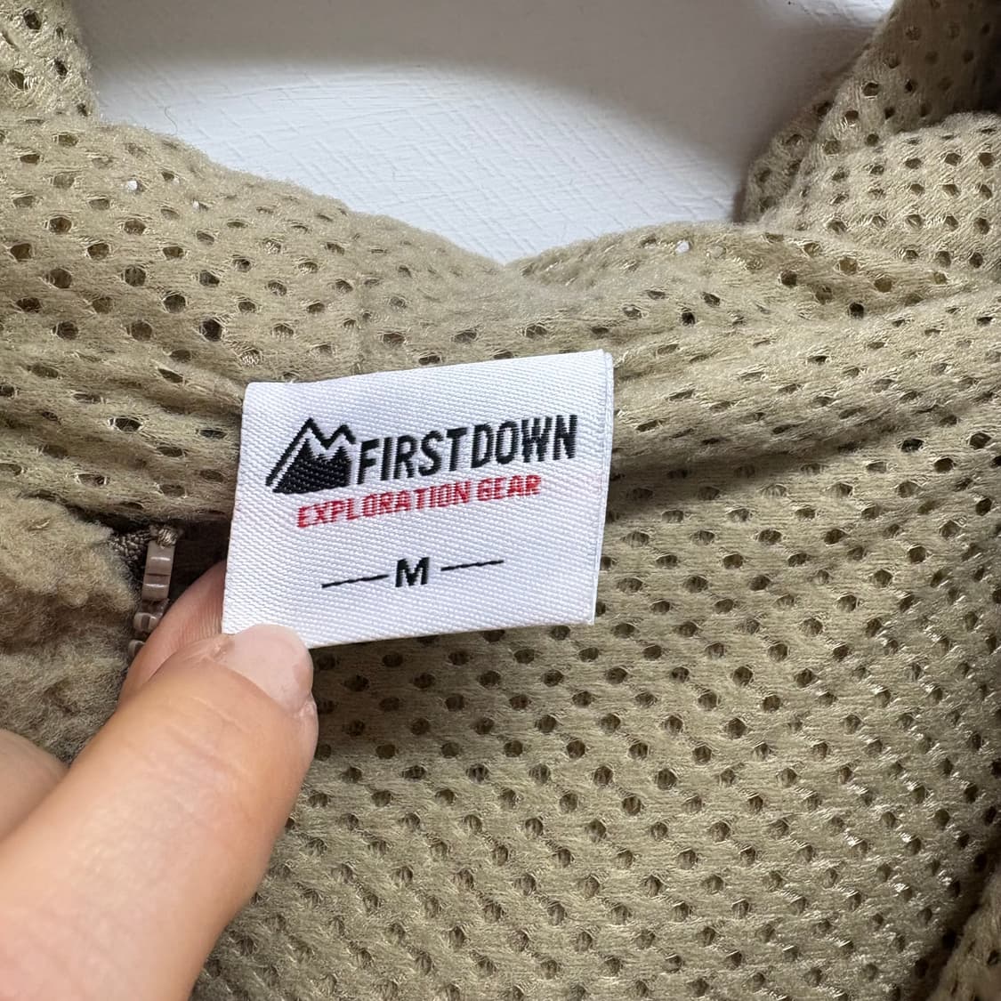 FIRST DOWN 퍼스트다운 플리스 후드 점퍼  상품이미지4