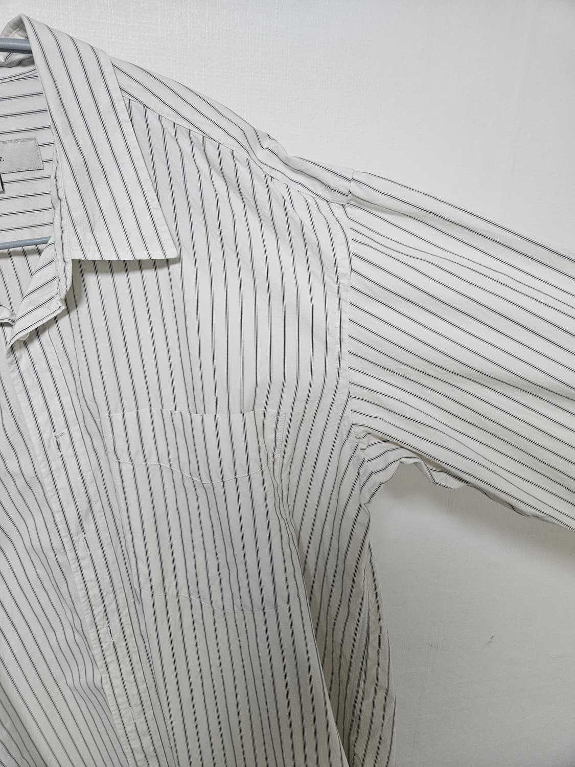 [48] 퍼스트플로어 수피마 스트라이프 셔츠 상품이미지5