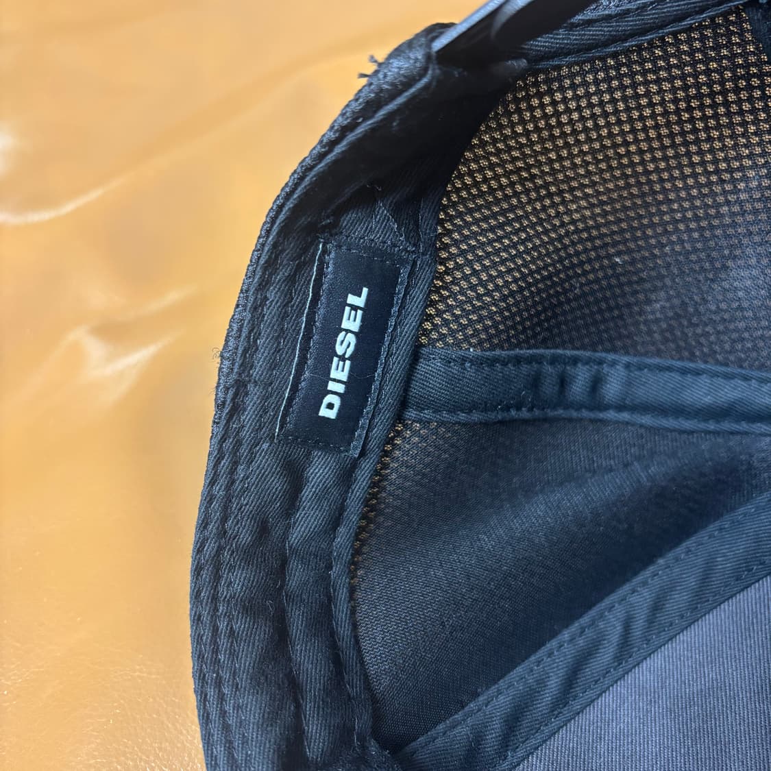 DIESEL 디젤 플라워 블랙 메쉬 6패널 볼캡 모자 (Black) 상품이미지8