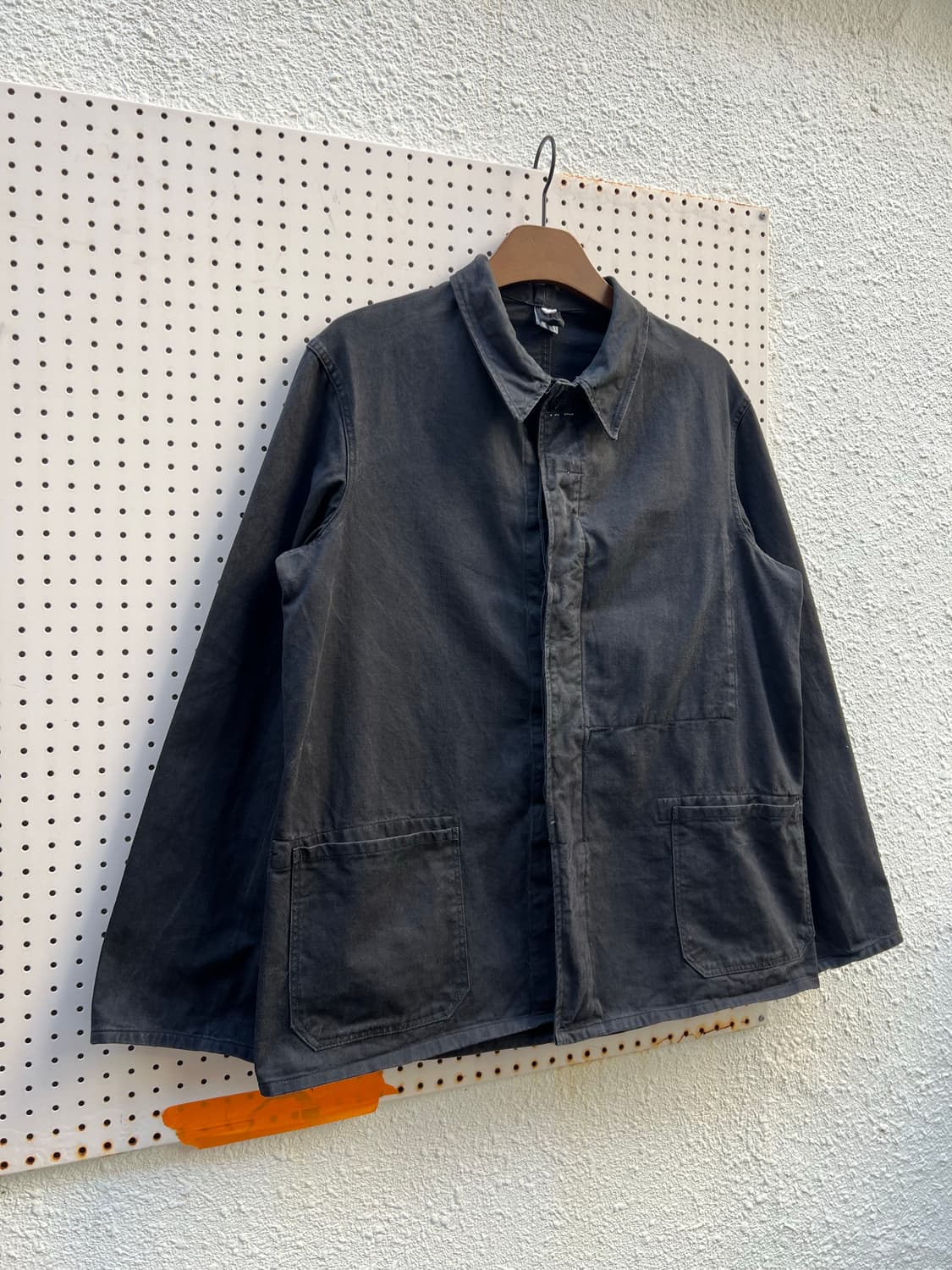 OLD VINTAGE BLACK FRENCH WORK 블랙프렌치워크자켓 상품이미지4