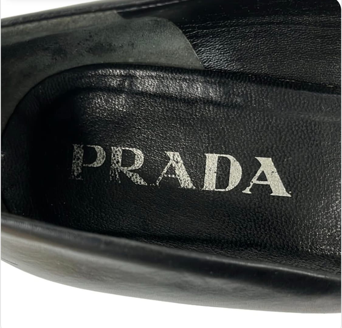 Prada 프라다 펌프스 여성 구두 37 블랙 정품 상품이미지5
