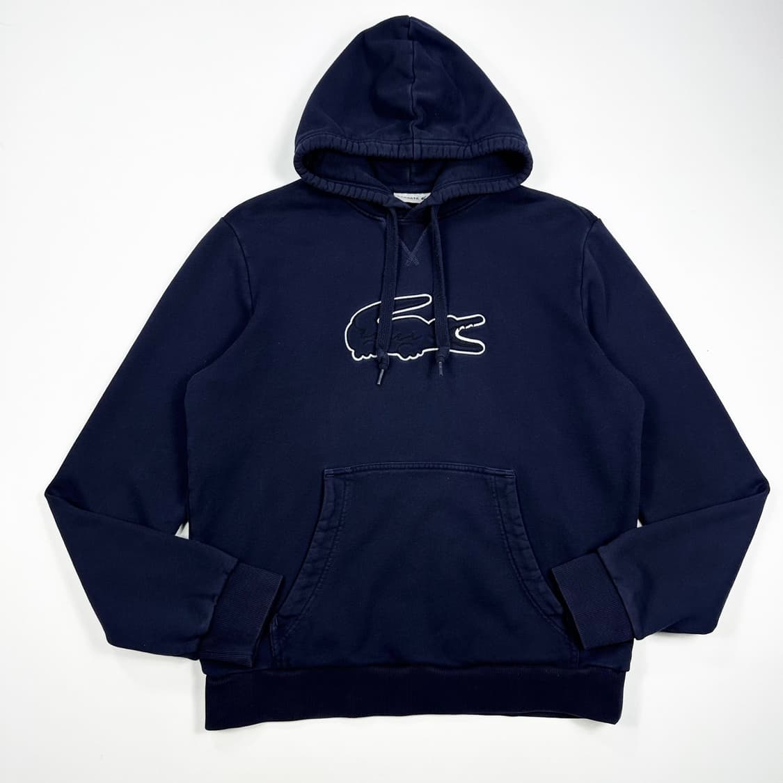 라코스테 빅 크록 네이비 후드티 (L) 상품이미지2