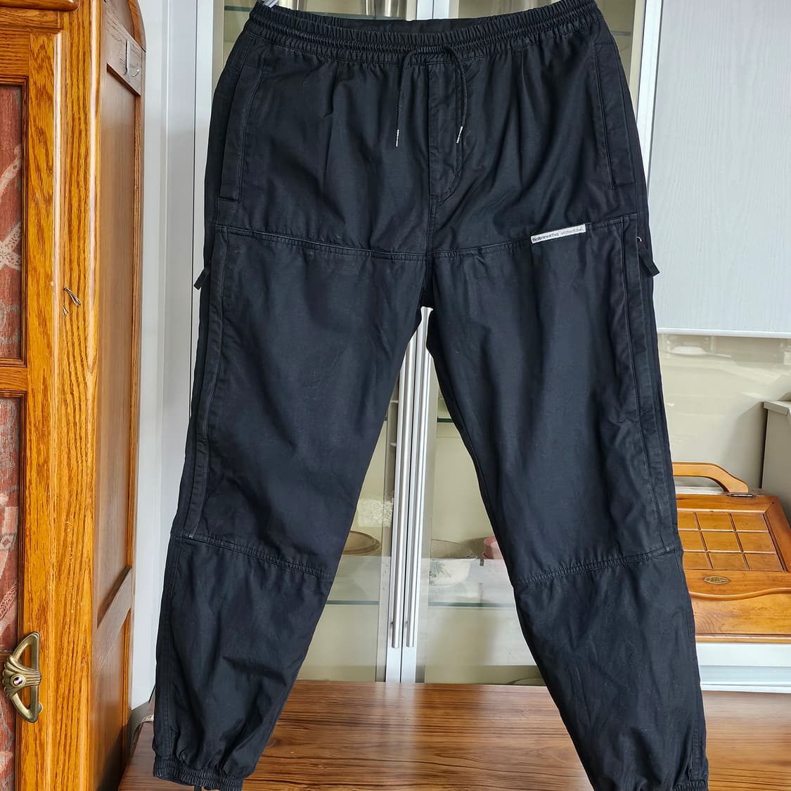 32인치 남성 디스이즈네버댓 카고 조거 팬츠 블랙 L 상품이미지1