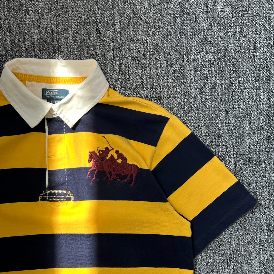 폴로 랄프로렌 스트라이프 더블포니 반팔 PK 상품이미지2