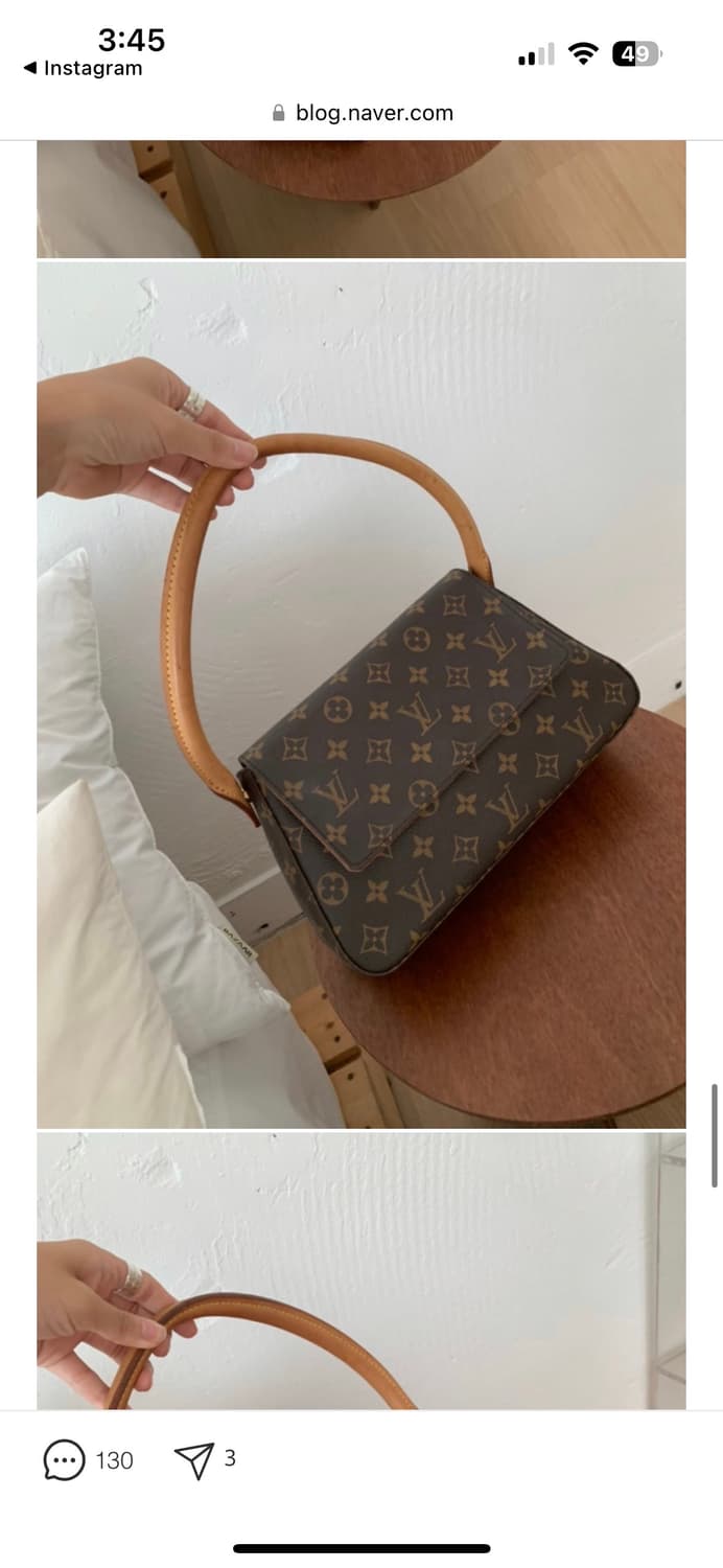 빈티지 루이비통 루핑 pm 판매 상품이미지1
