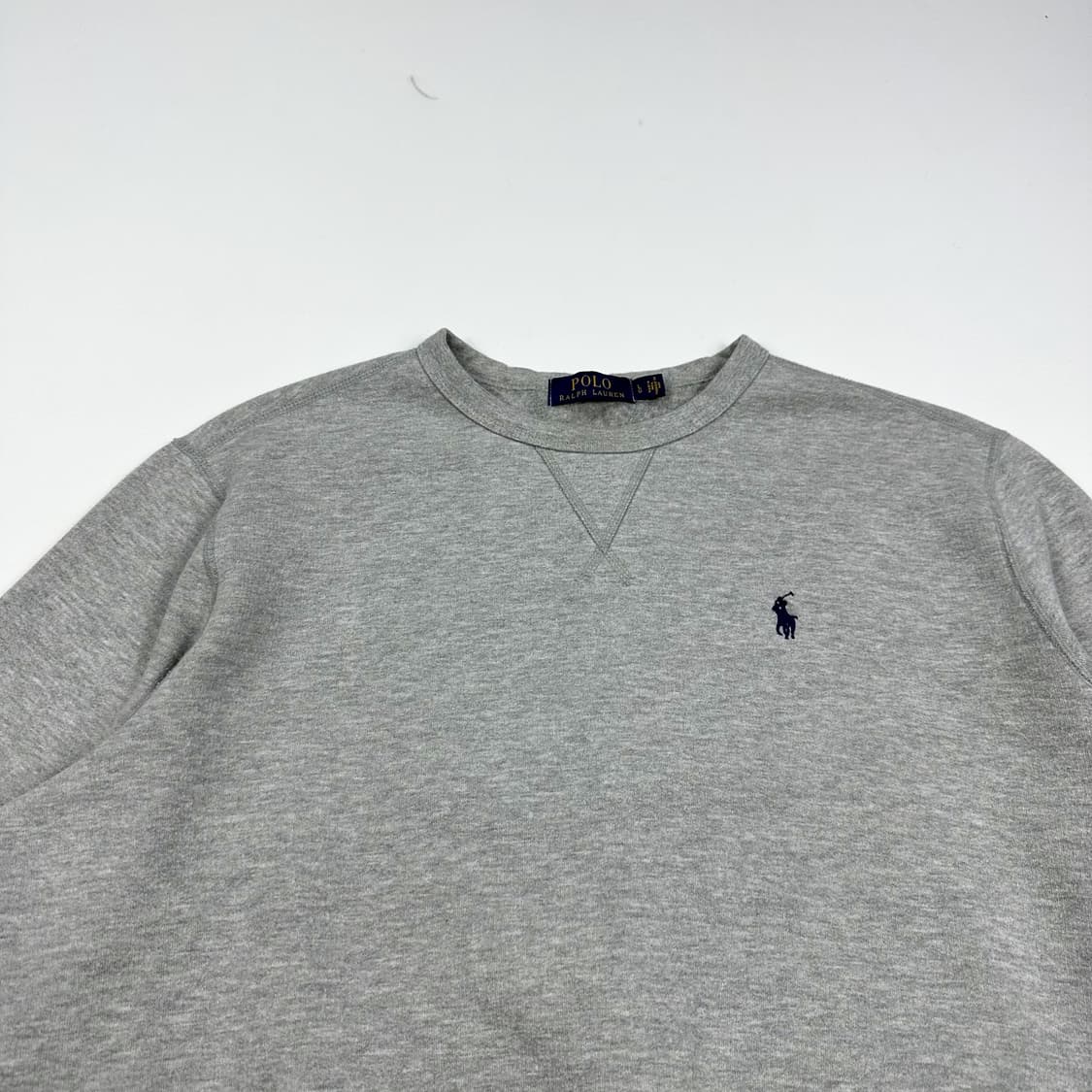 폴로 랄프로렌 크루넥 맨투맨 그레이 L 상품이미지2
