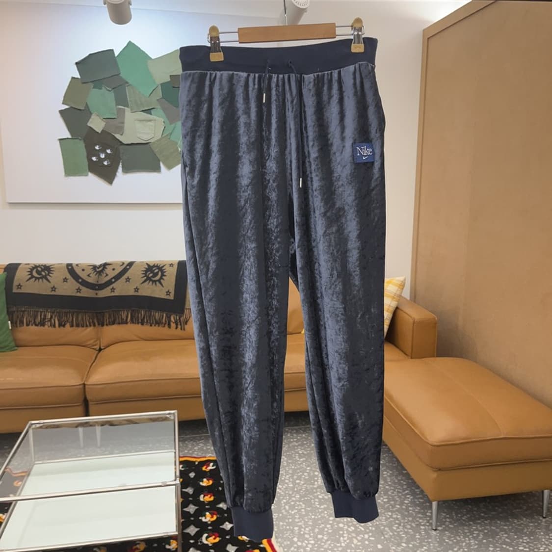 나이키 벨벳 패치로고 조거 트랙팬츠 S C06514 상품이미지3