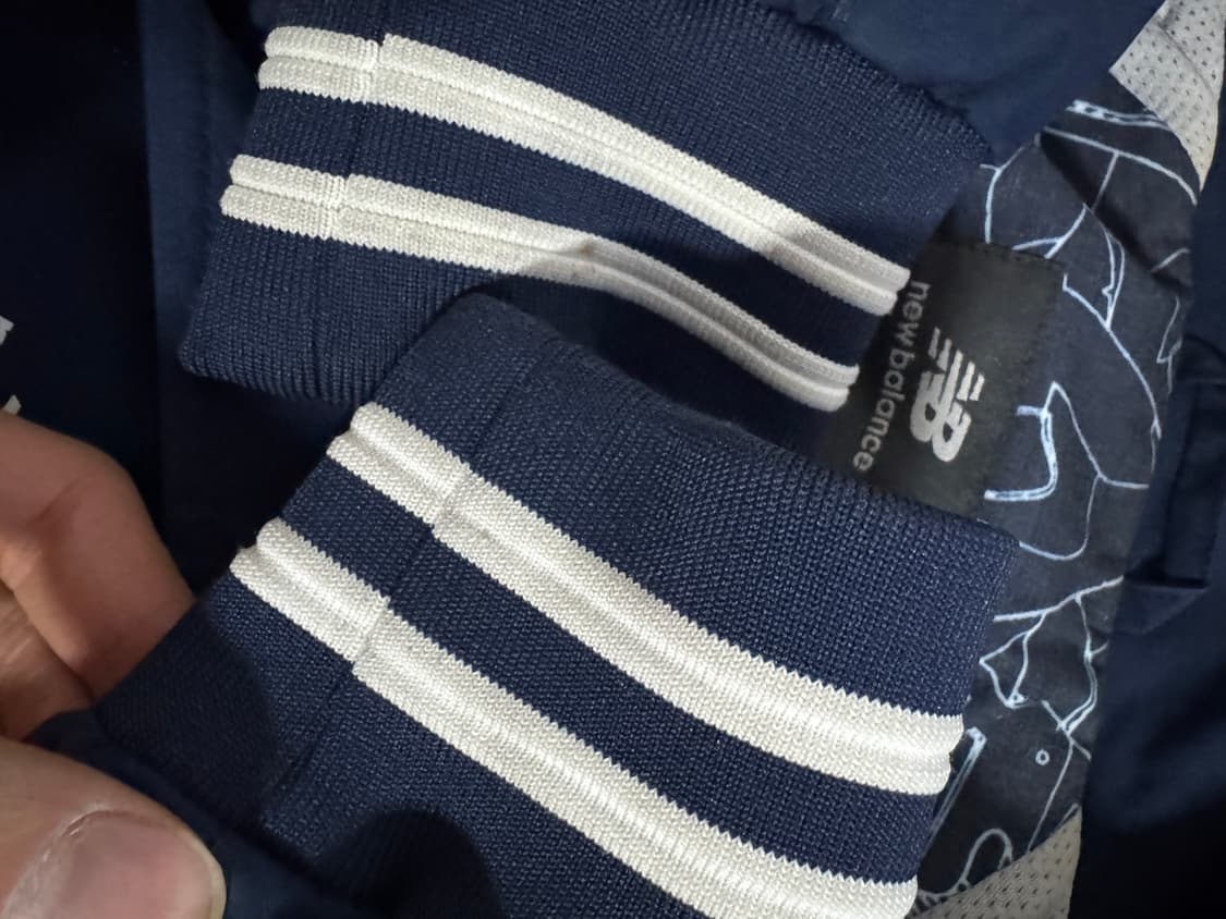 뉴발란스 캐쥬얼 후드 코치자켓 M 네이비 상품이미지6