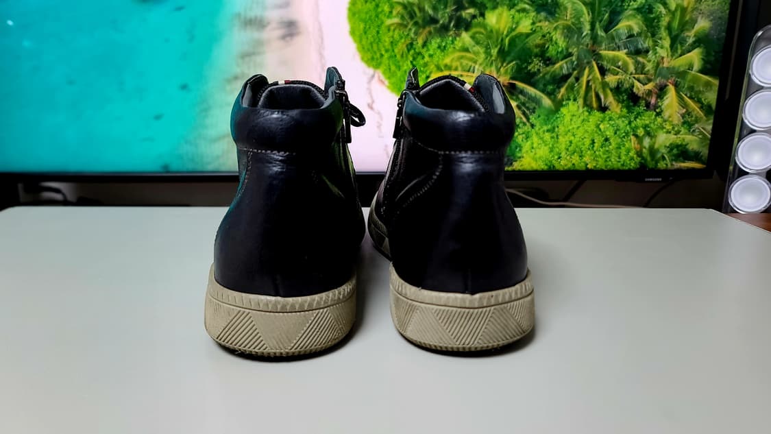 제니아 남성 가죽 사이드 지퍼 부츠 (265EE), 다크 네이비 상품이미지2