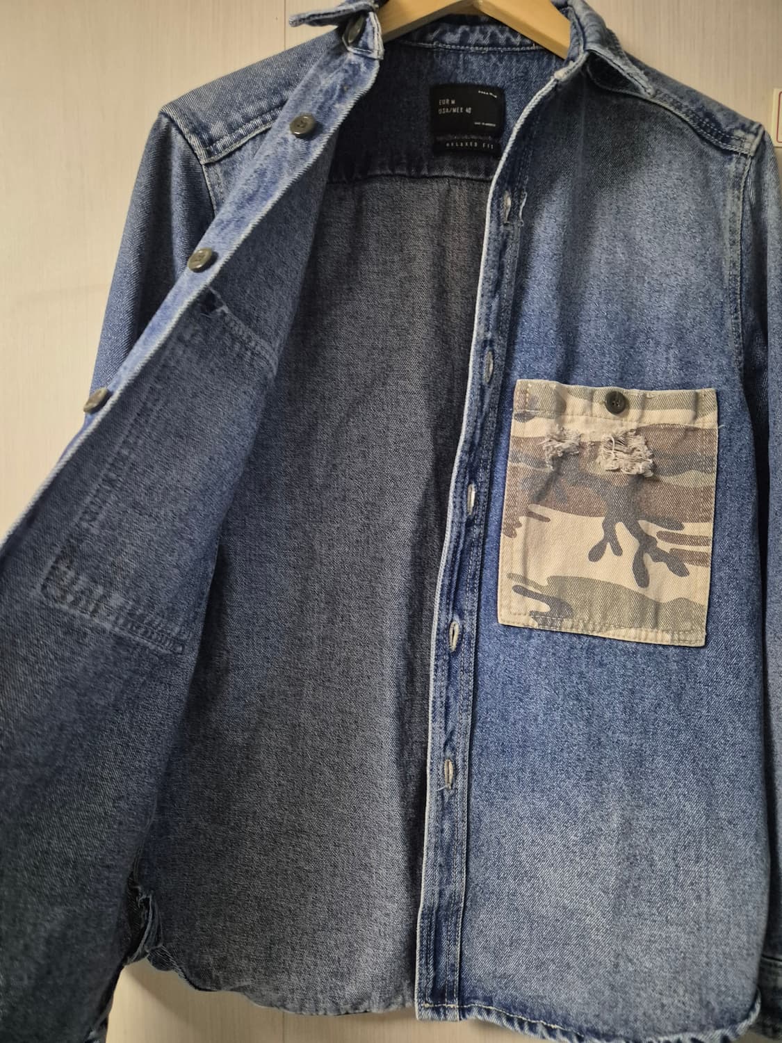 자라(ZARA) 데님 셔켓 40  상품이미지3