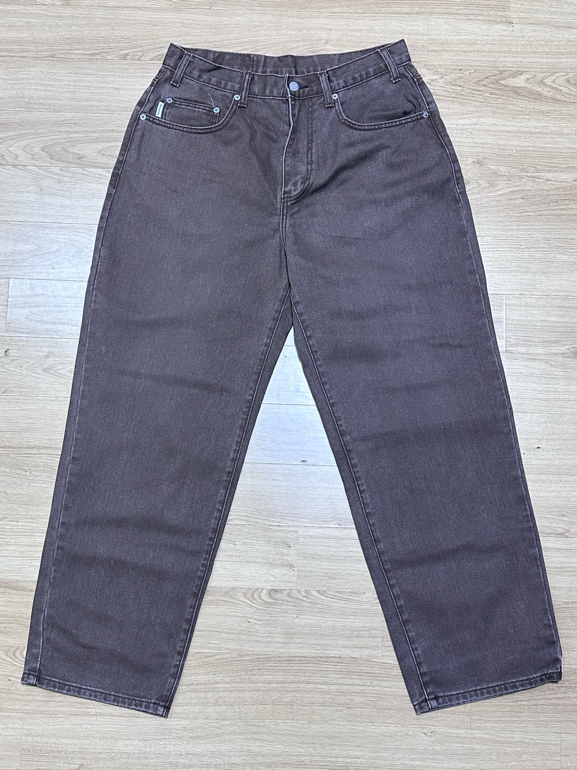 디스이즈네버댓 릴렉스드진 브라운 색상 L사이즈 상품이미지2