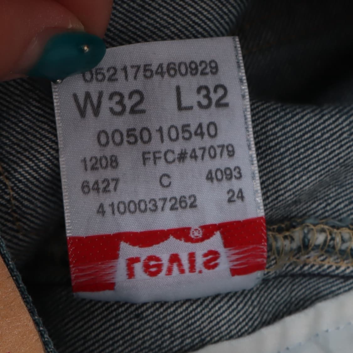 리바이스 501 스트레이트 레그 버튼플라이 데님팬츠 상품이미지10