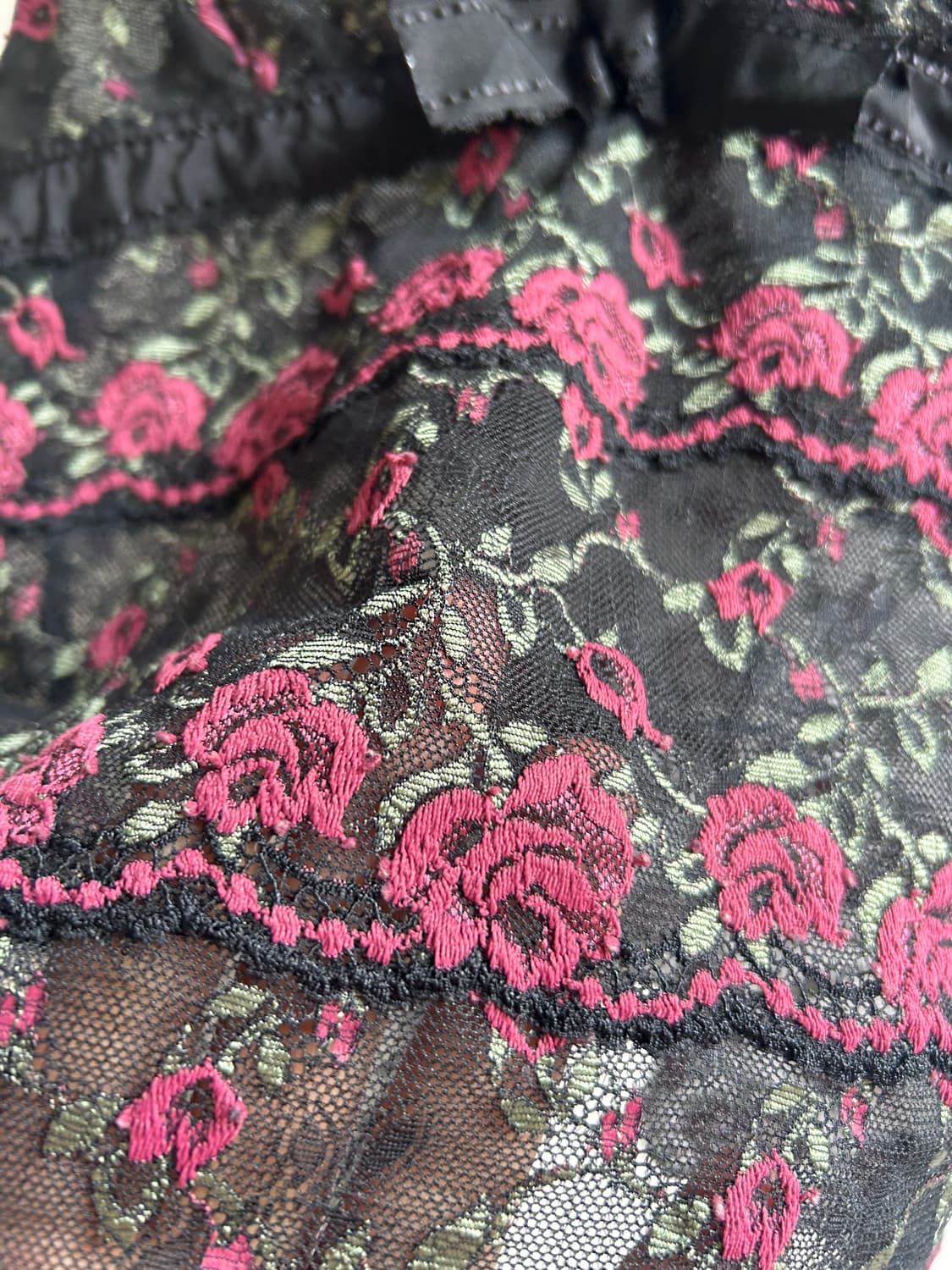 장미 레이스 나시  상품이미지4