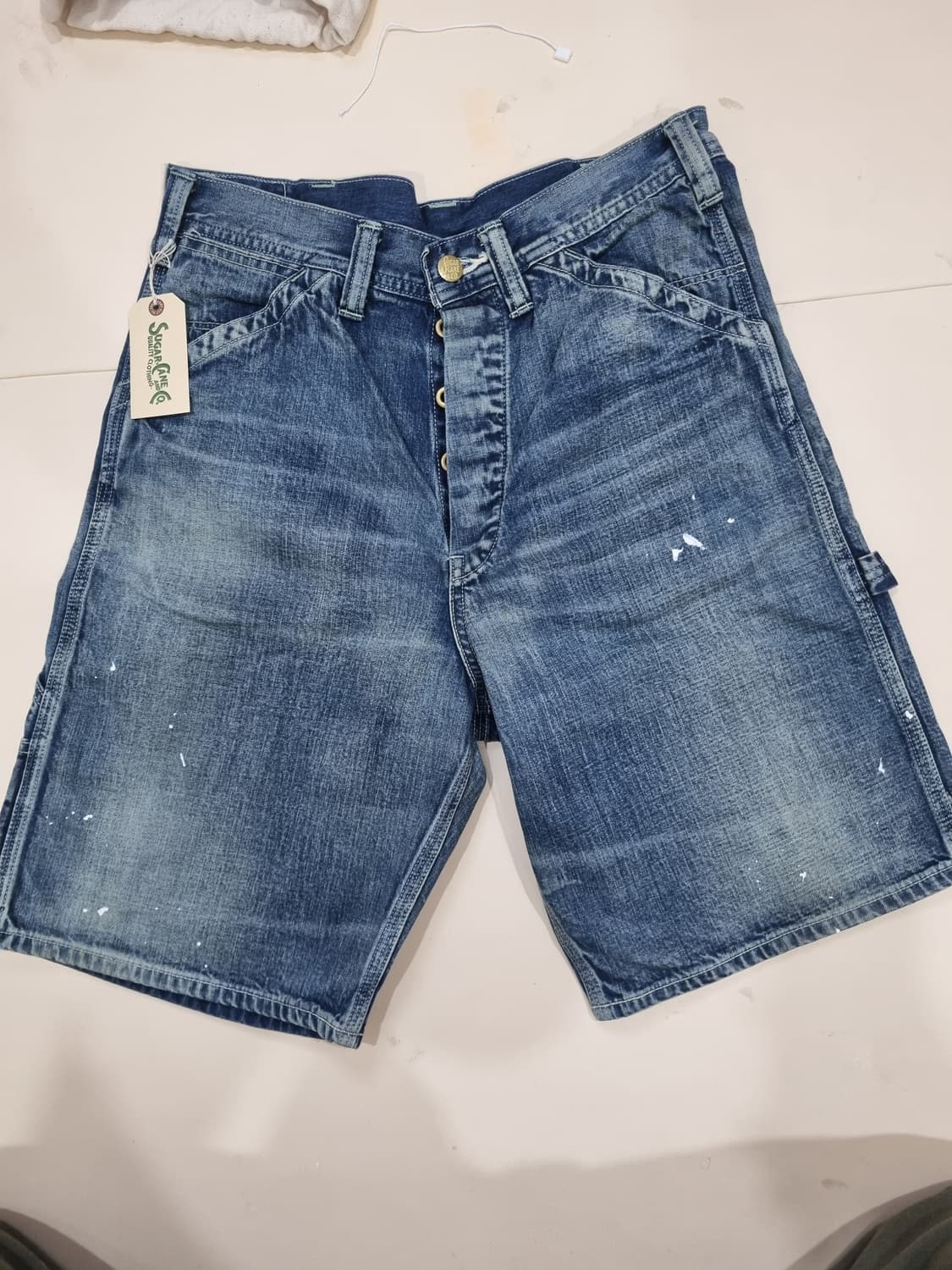 슈가케인 데님 쇼츠 반바지 워시드  SC52568 30사이즈 상품이미지1