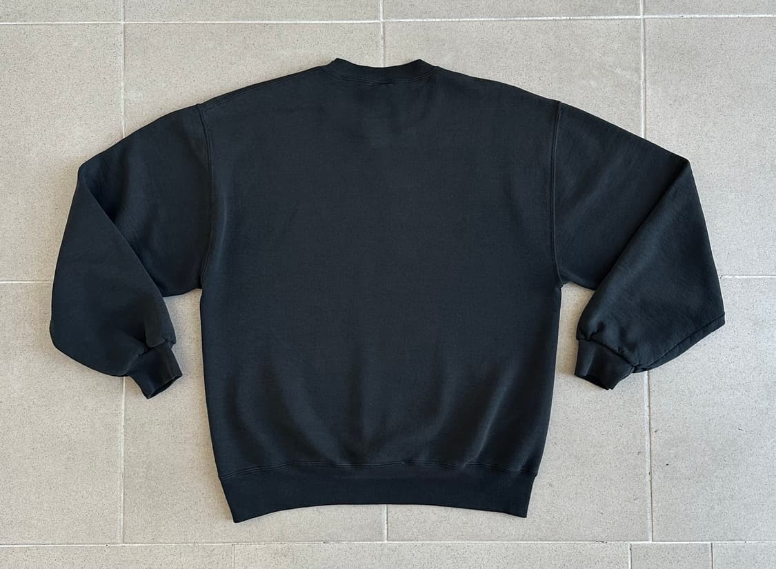 90s 빈티지 러셀 스웻셔츠 블랙 L 상품이미지2