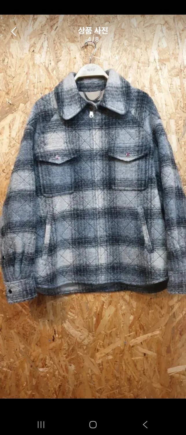 [한섬]톰그레이하운드 울 셔켓형 자켓 S(55) 상품이미지4