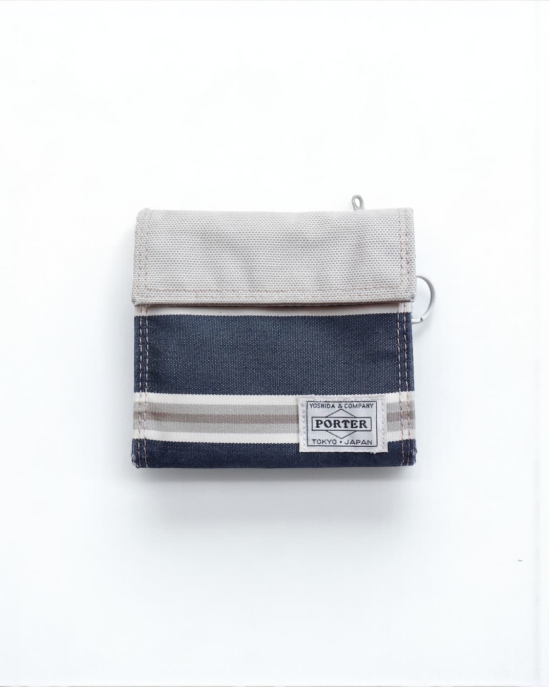 [PORTER] Sunbrella® 3단 접이식 스트라이프 월렛 상품이미지1