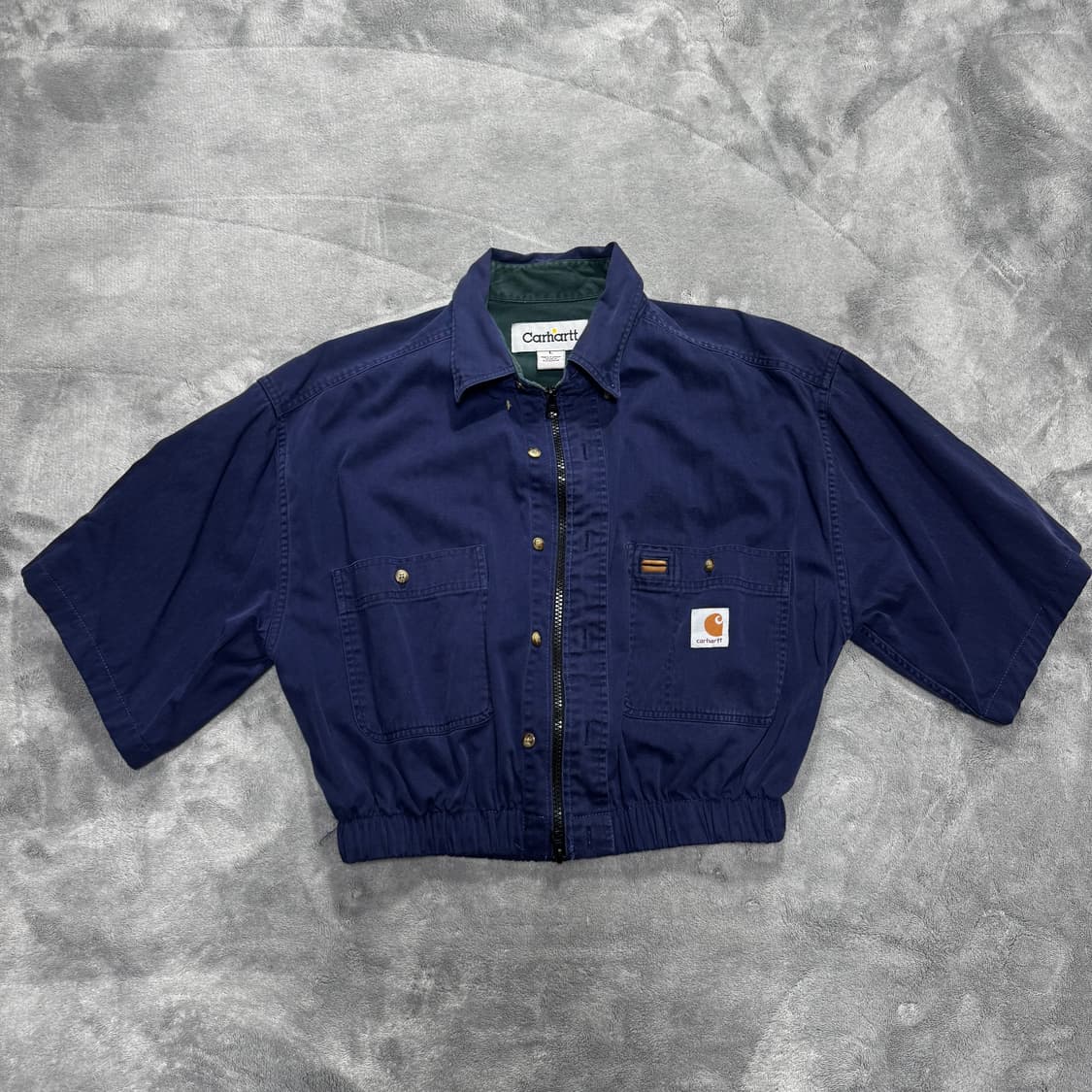 칼하트 투웨이 크롭 커스텀 워크자켓 상품이미지1