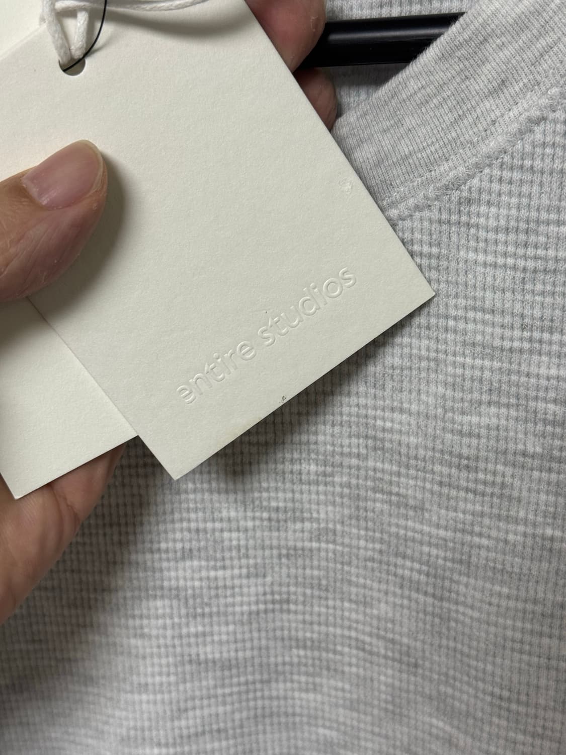 [XL] 엔타이어스튜디오 써멀 롱슬리브 그레이 상품이미지3