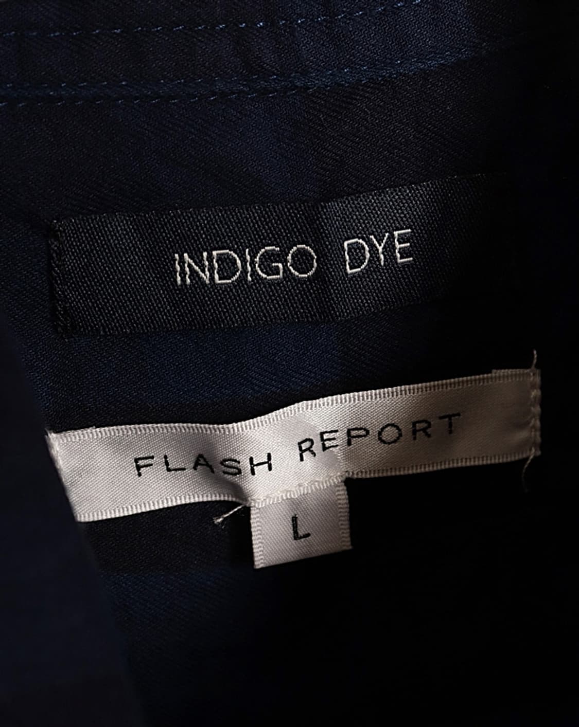  FLASH REPORT Indigo Check Shirts 상품이미지5
