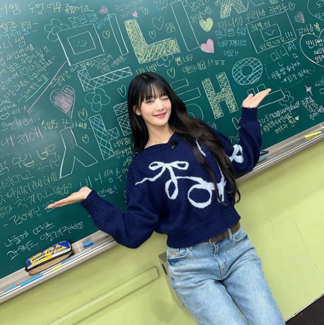 Fallet 팔렛 플로잉 리본 니트 시눈 글로니 시엔느 상품이미지6