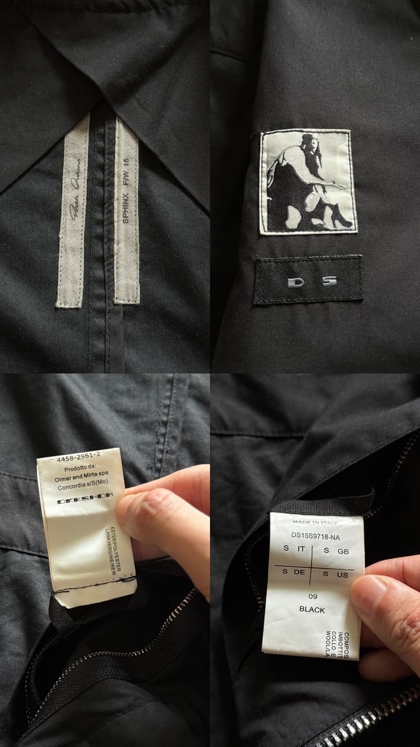 15fw Rick Owens drkshdw fishtail Jacket 상품이미지10