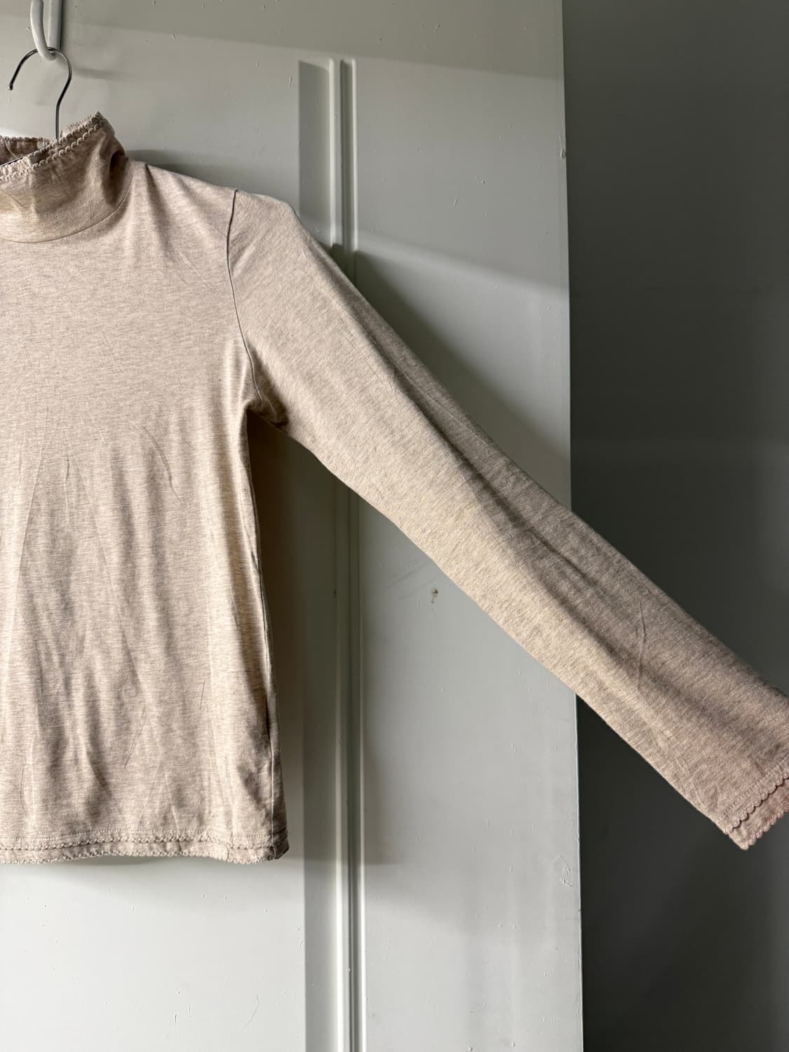 일본빈티지 모리 레이스 터틀넥 롱슬리브 상품이미지7