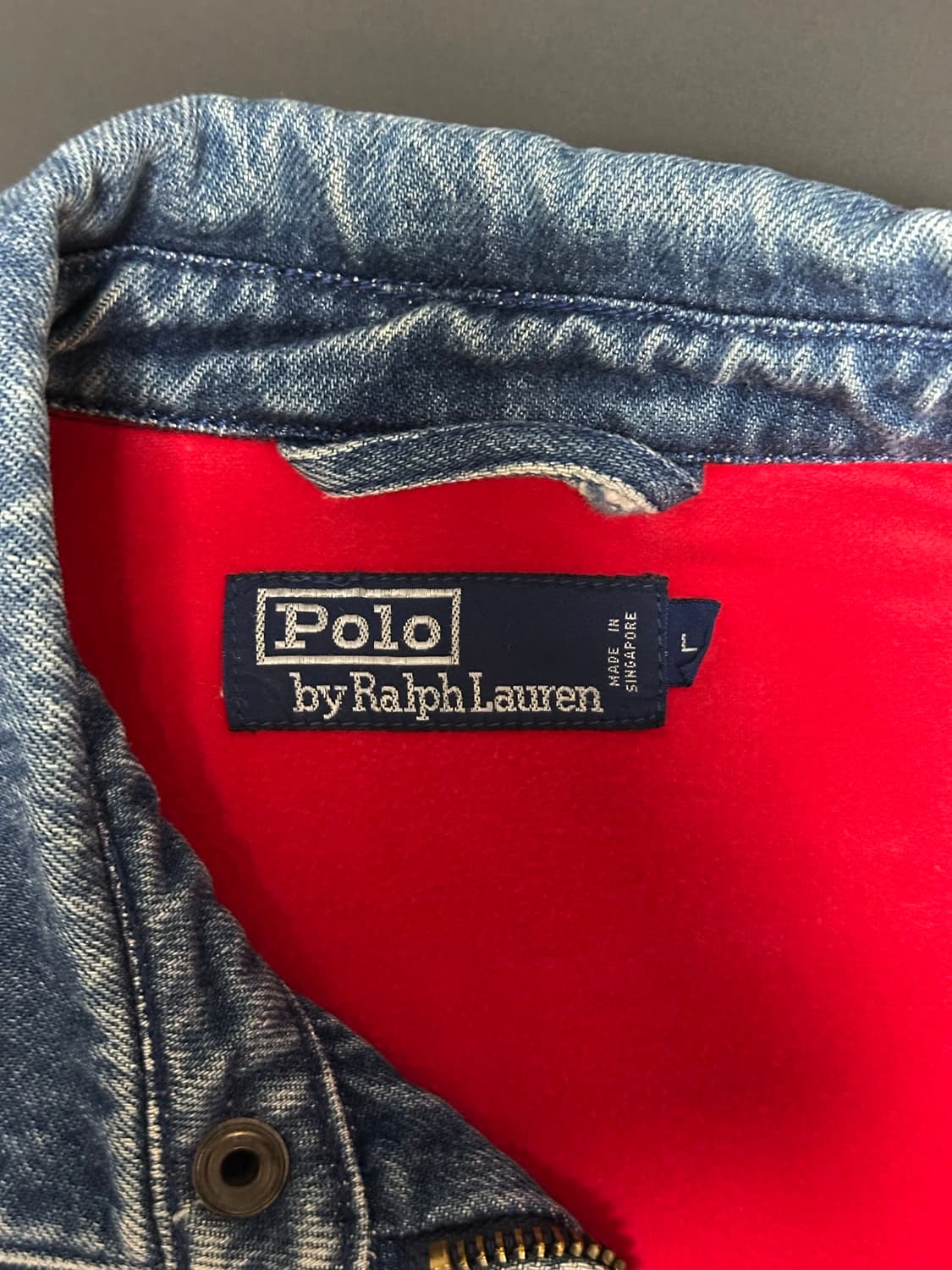 폴로 랄프로렌 90s 데님 자켓 L 상품이미지2