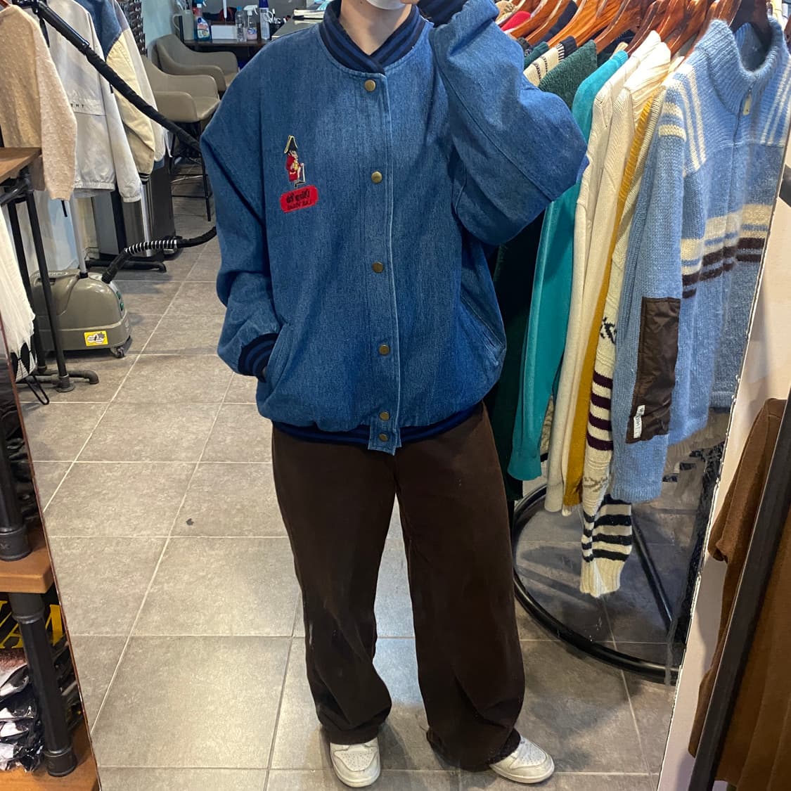 [NO.9] VTG 데님 바시티 자켓 상품이미지4