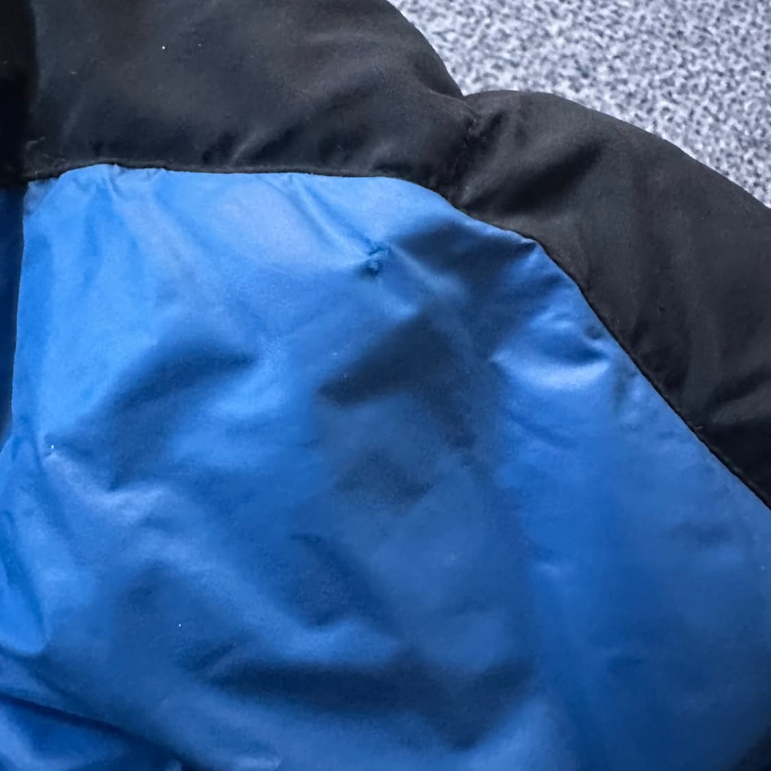 노스페이스 블루/블랙 패딩 상품이미지5