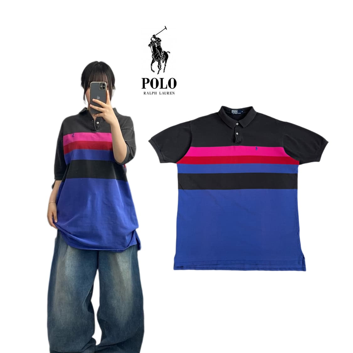 폴로 포니 PK 카라 반팔 티셔츠 상품이미지1